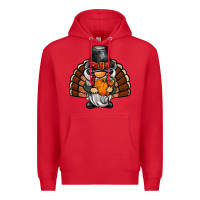 Red thanksgiving turkey gnome Premium Hoodie - BarkalooDesign
