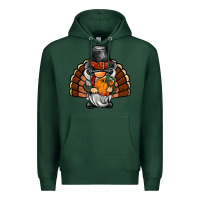 Sports Green thanksgiving turkey gnome Premium Hoodie - BarkalooDesign