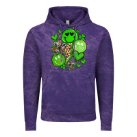 Cloud Purple st patrick's day green smile Vintage Hoodie - Artiststas