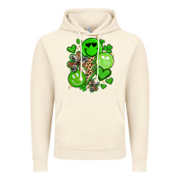 Vintage Artic st patrick's day green smile Vintage Hoodie - Artiststas