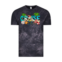 Cloud Black Cruise Life Vintage Tee - CowhideDigitalArt