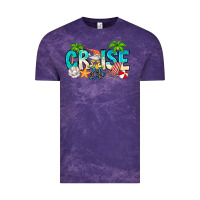 Cloud Purple Cruise Life Vintage Tee - CowhideDigitalArt
