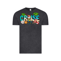 Vintage Black Cruise Life Vintage Tee - CowhideDigitalArt
