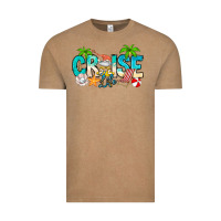 Vintage Coffee Cruise Life Vintage Tee - CowhideDigitalArt