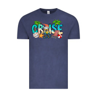 Vintage Denim Cruise Life Vintage Tee - CowhideDigitalArt