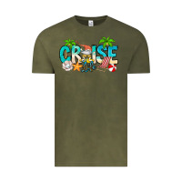 Vintage Olive Cruise Life Vintage Tee - CowhideDigitalArt