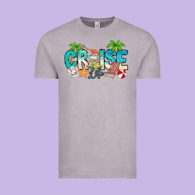 Cruise Life Vintage Tee Designed By Cowhidedigitalart