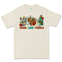 Bone Peace Love Tequila Premium Tee - BundleAndBundleShop