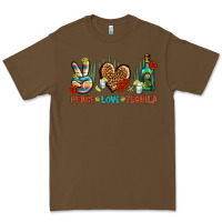 Cacao Peace Love Tequila Premium Tee - BundleAndBundleShop