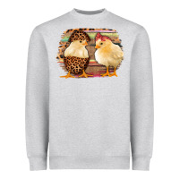 Heather Grey Western Leopard and Serape Chicks Heavyweight Sweatshirt - Jasminsmagicworld