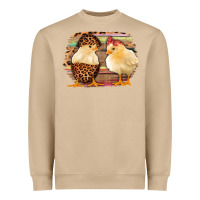 Mushroom Western Leopard and Serape Chicks Heavyweight Sweatshirt - Jasminsmagicworld