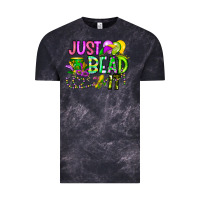 Cloud Black Just Bead it Vintage Tee - CowhideDigitalArt
