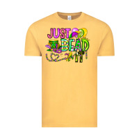 Vintage Mustard Just Bead it Vintage Tee - CowhideDigitalArt