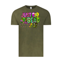 Vintage Olive Just Bead it Vintage Tee - CowhideDigitalArt