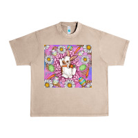 French Oak Easter Bunny Urban Heavy Tee - CowhideDigitalArt