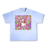 Grape Ice Easter Bunny Urban Heavy Tee - CowhideDigitalArt