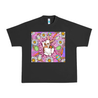 Pigment Black Easter Bunny Urban Heavy Tee - CowhideDigitalArt