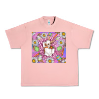 Salmon Easter Bunny Urban Heavy Tee - CowhideDigitalArt