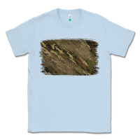 Dusty Blue Camouflage Glitter Background Classic Tee - Jasminsmagicworld