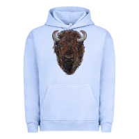 Pigment Grape Ice american bison Urban Hoodie - RanaPortraitStore