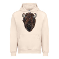 Sandshell american bison Urban Hoodie - RanaPortraitStore