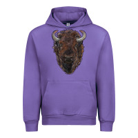 Tulip american bison Urban Hoodie - RanaPortraitStore