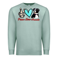 Seafoam Peace Love Aussie Premium Sweatshirt - Jasminsmagicworld
