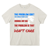Cream criminal dirtbag anti trump Heavy Core Tee - baoMotion