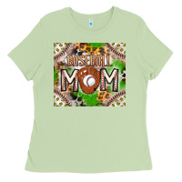 Matcha Baseball Mom Ladies Tee - CowhideDigitalArt