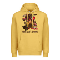 Antique Gold chocolate gnome Premium Hoodie - BarkalooDesign