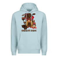 Blue Mist chocolate gnome Premium Hoodie - BarkalooDesign