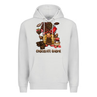 Dove Grey chocolate gnome Premium Hoodie - BarkalooDesign