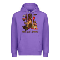 Purple chocolate gnome Premium Hoodie - BarkalooDesign