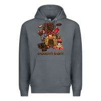 Rock chocolate gnome Premium Hoodie - BarkalooDesign