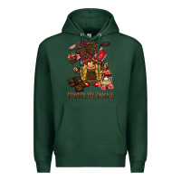 Sports Green chocolate gnome Premium Hoodie - BarkalooDesign