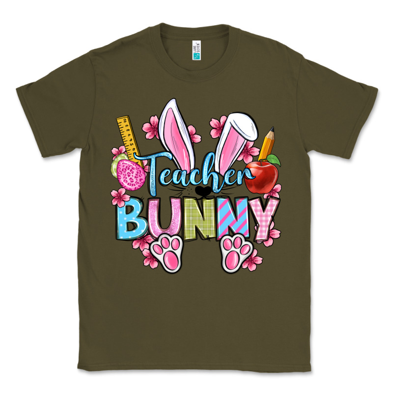 Easter Teacher Bunny Classic Tee by OliviaCreatesArt | Teevron