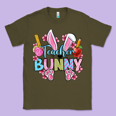 Easter Teacher Bunny Classic Tee Designed By Oliviacreatesart