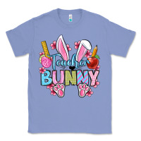 Colony Blue Easter Teacher bunny Classic Tee - OliviaCreatesArt