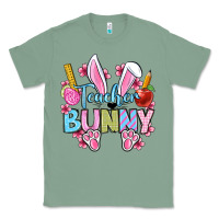 Sage Easter Teacher bunny Classic Tee - OliviaCreatesArt