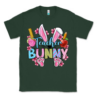 Sports Green Easter Teacher bunny Classic Tee - OliviaCreatesArt