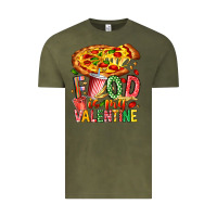 Vintage Olive Food Is My Valentine Vintage Tee - CowhideDigitalArt