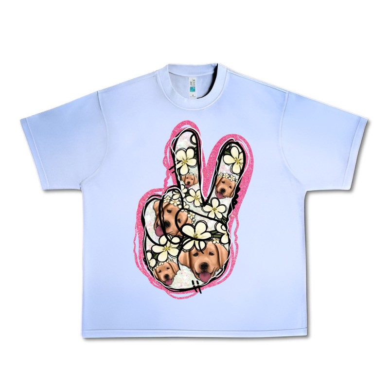 Jack Russel Peace Sign Urban Heavy Tee by Jasminsmagicworld | Teevron