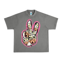 Tornado Jack Russel Peace Sign Urban Heavy Tee - Jasminsmagicworld