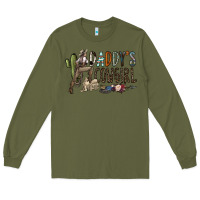 Army Green daddy's girl Long Sleeve Tee - SublimationCraftShop