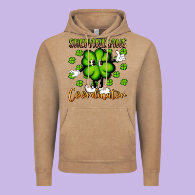 Shenanigans Coordinator St Patrick S Day Artiststas Vintage Hoodie Designed By Artiststas