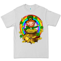 Dove Grey Dwarf Cauldron St. Patricks Premium Tee - BundleAndBundleShop