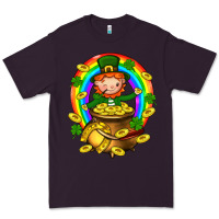 Plum Dwarf Cauldron St. Patricks Premium Tee - BundleAndBundleShop