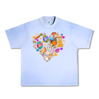 Grape Ice Easter Love Urban Heavy Tee - CowhideDigitalArt