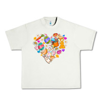 Pistachio Easter Love Urban Heavy Tee - CowhideDigitalArt