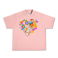 Salmon Easter Love Urban Heavy Tee - CowhideDigitalArt